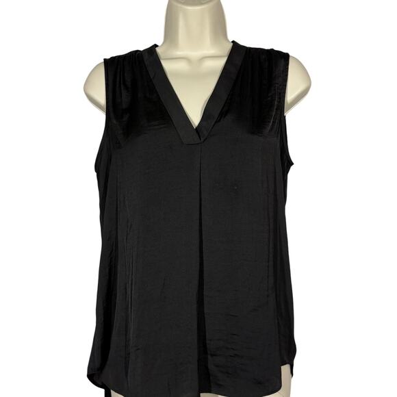 Vince Camuto Sleeveless Top Casual Black Tank Shell - XS - Picture 1 of 4